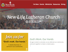 Tablet Screenshot of newlifebolingbrook.org